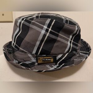 Vintage Men’s Billabong Y2K Plaid Fedora Size S/M Streetwear Skater